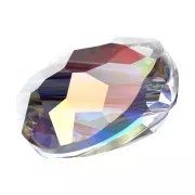 6mm Round beads - Thin Round  PureCrystal 5034 - Crystal AB x6