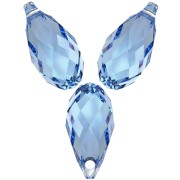 11x5.5mm PureCrystal Drop 6010 - Reinvented Cool Blue  x4