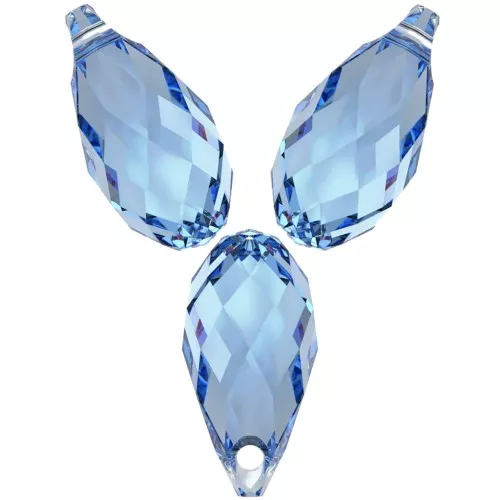 11x5.5mm PureCrystal Drop 6010 - Reinvented Cool Blue x4