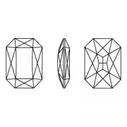 27x18.5mm Cabochon PureCrystal 4627 - Crystal Soft Rose Ignite x1