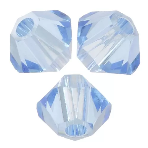 3mm PureCrystal 5328 Crystal Bicones - Reinvented Cool Blue  x50