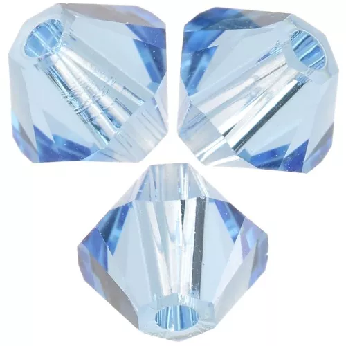 4mm PureCrystal 5328 Crystal Bicones - Reinvented Cool Blue x50