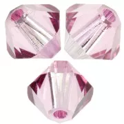 6mm PureCrystal 5328 Crystal Bicones - Dark Rose x20