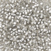 Miyuki Delica 11/0 DB1211 - Silver Lined Gray Mist - Wholesale x 100g