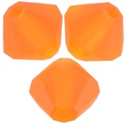 5mm Preciosa Bicone Beads - Rondelle Bead - Sun Matt x12