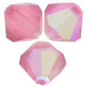 6mm Preciosa bicones - Rondelle Bead - Indian Pink AB Matt x12|raw }}