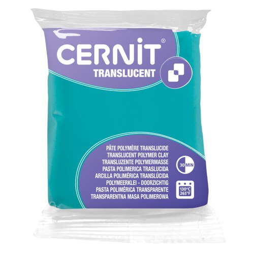 Cernit Translucent Clay - Emerald (No. 620) x 56 g