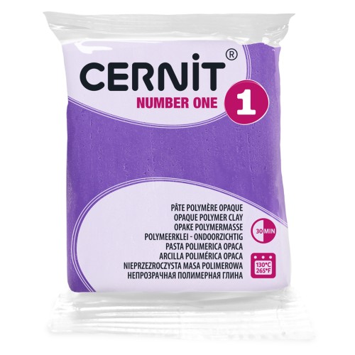 Cernit Number One Opaque Clay - Purple (No. 900) x 56 g