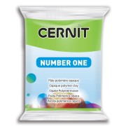Cernit Number One 56gr Light Green half opaque (n°611)|raw }}