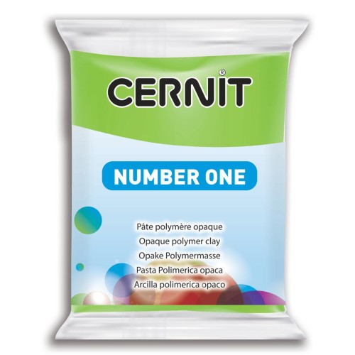 Cernit Number One 56gr Light Green half opaque (n°611)