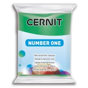 Cernit Number One Opaque Clay - Green (No. 600) x 56 g