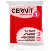 Cernit Number One 56gr  Red half opaque (n°400)|raw }}