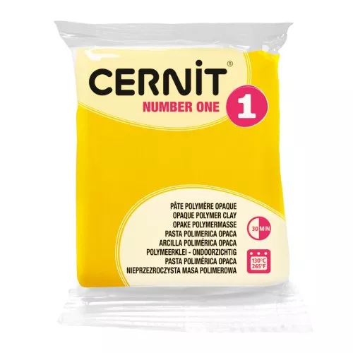 Cernit Number One Opaque Clay - Yellow (No. 700) x 56 g