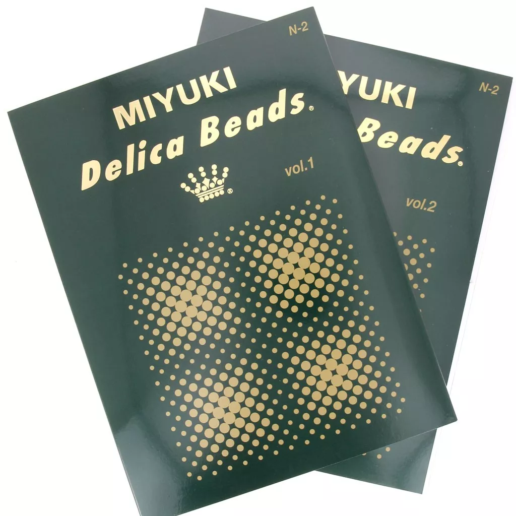 Colour chart Miyuki Delica 11/0 Vol.1 and Vol.2 Sheets 1 to 7