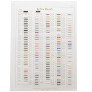 Colour chart Miyuki Delica 11/0 - Vol.1 and Vol.2 - Sheets 1 to 7