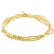 Jaseron 1.9 mm for embroidery - creation of brooches & embroidered jewelry - Gold x1m