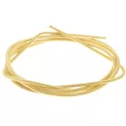 Jaseron 1.9 mm pour broderie - création de broches & bijoux brodés - Doré x1m