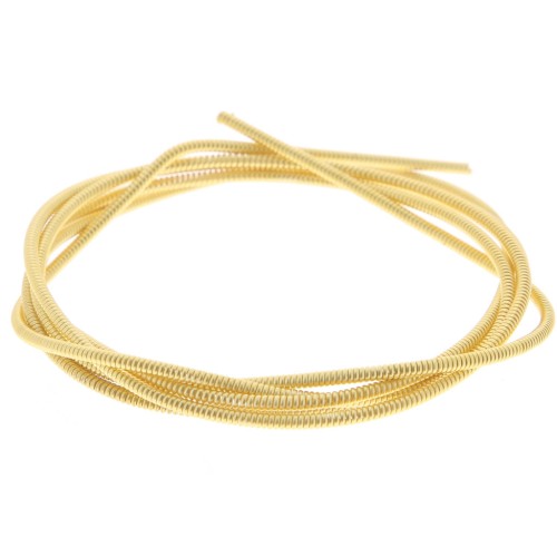 Jaseron 1.9 mm for embroidery - creation of brooches & embroidered jewelry - Gold x1m