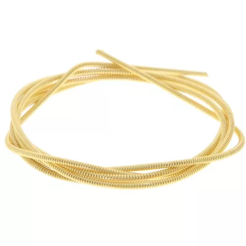 Jaseron 1.9 mm for embroidery - creation of brooches & embroidered jewelry - Gold x1m