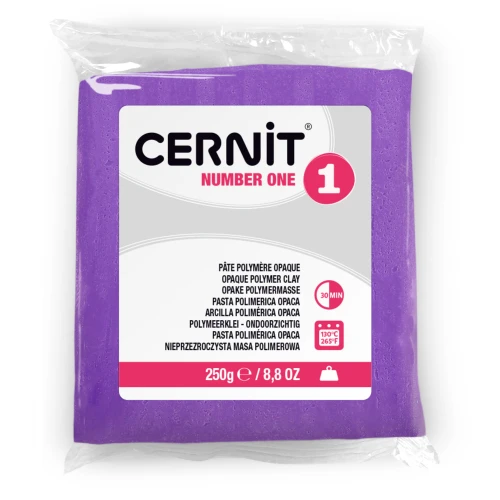 Cernit Number One Opaque Clay - 250 g Purple (No. 900)