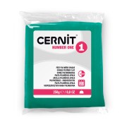 Cernit Number One Opaque Clay - 250 g Green (No. 600)