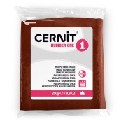 Cernit Number One Opaque Clay - 250 g Brown (No. 800)