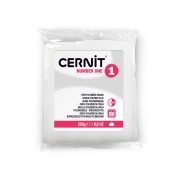 Cernit Number One Opaque Clay - 250 g White (No. 027)