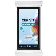 Cernit Number One Opaque Clay - 500 g Black (No. 100)