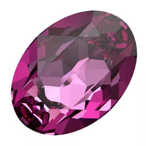 14x10mm Cabochon PureCrystal 4120 - Dark rose x1