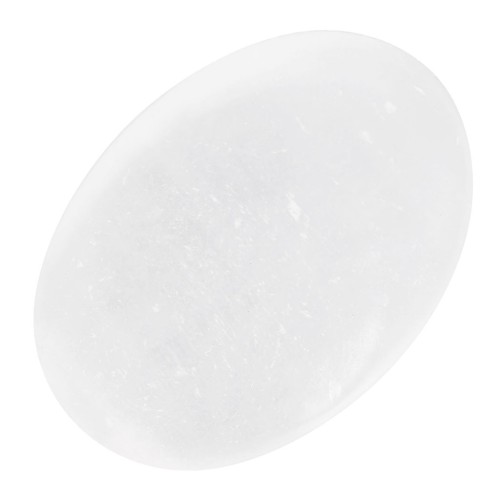 14x10mm oval gemstone cabochon - Selenite x1