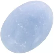 18x13mm Oval gemstone cabochon - Anhydrite - Angelite x1