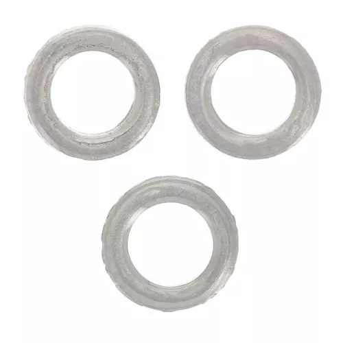 5x0.7mm 304L stainless steel Flat closed jumprings x10