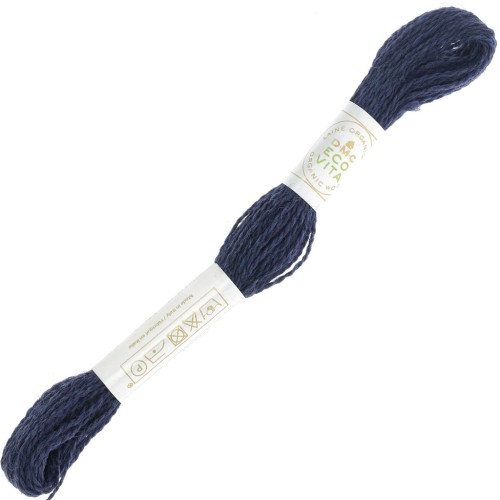 DMC Eco Vita 360 organic wool yarn - Navy (603) x16m