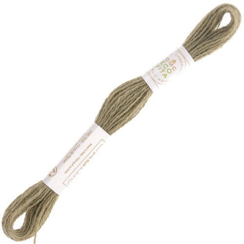 DMC Eco Vita 360 organic wool yarn - Military green (704) x16m