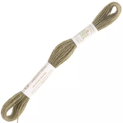 DMC Eco Vita 360 organic wool yarn - Military green (704) x16m