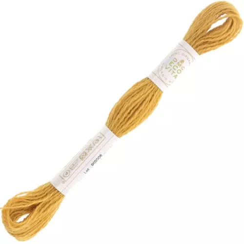 DMC Eco Vita 360 organic wool yarn - Mustard (203) x16m