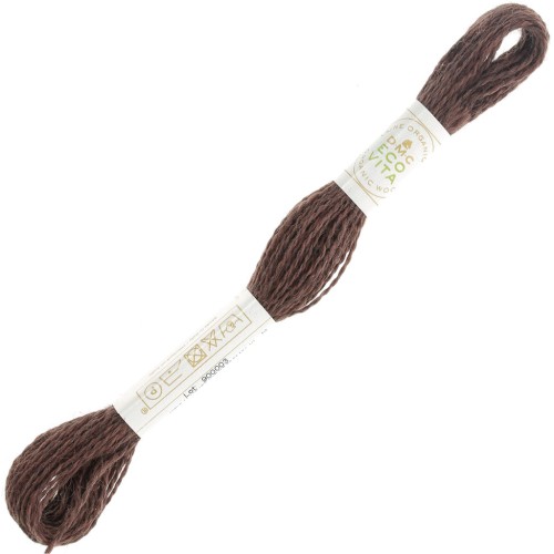 DMC Eco Vita 360 organic wool yarn - Brown (103) x16m