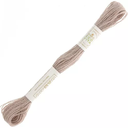 DMC Eco Vita 360 organic wool yarn - Sand (002) x16m