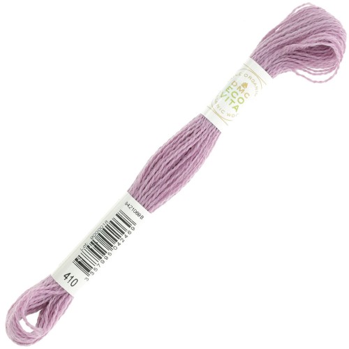 DMC Eco Vita 360 organic wool yarn - Dusty pink (410) x16m