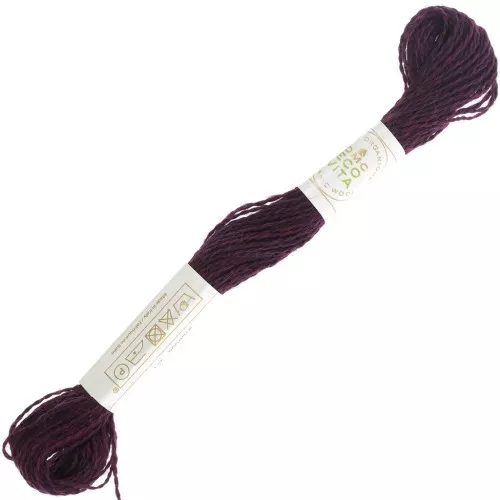 DMC Eco Vita 360 organic wool yarn - Cherry black (408) x16m