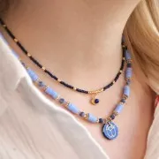 Beads Sodalite  4mm x20