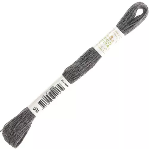 DMC Eco Vita 360 organic wool yarn - Dark grey (004) x16m