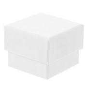 5x5x4cm cardboard Fancy jewelry box for ring - White x1|raw }}