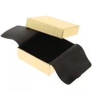 8x8x3cm cardboard Fancy jewelry box for jewellery set - Gold x1