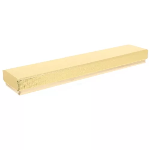 23x4.5x2.5cm Jewelry box for bracelet and watch in cardboard - Gold x1
