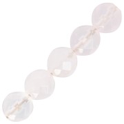 Beads Faceted round beads  6 mm Quartz Rose x15|raw }}
