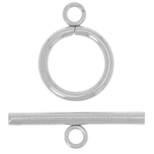 304L stainless steel T clasp for 14mm bracelet or necklace x1