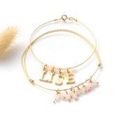 Beads Faceted round beads  4 mm Quartz Rose x20