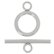304L stainless steel T clasp for 12mm bracelet or necklace x1|raw }}
