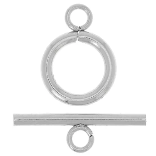 304L stainless steel T clasp for 12mm bracelet or necklace x1
